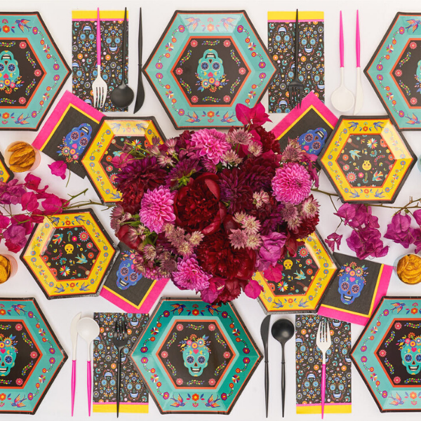 Day of the Dead Large Plate (8 pk)