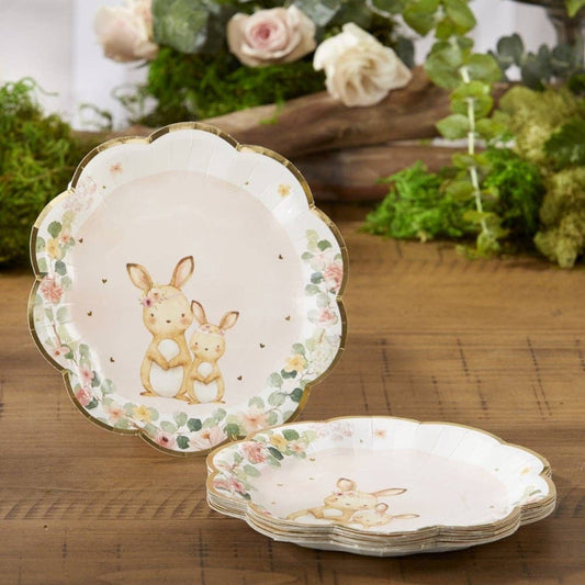 Woodland Creatures Pink Small Plates (16 Pk)