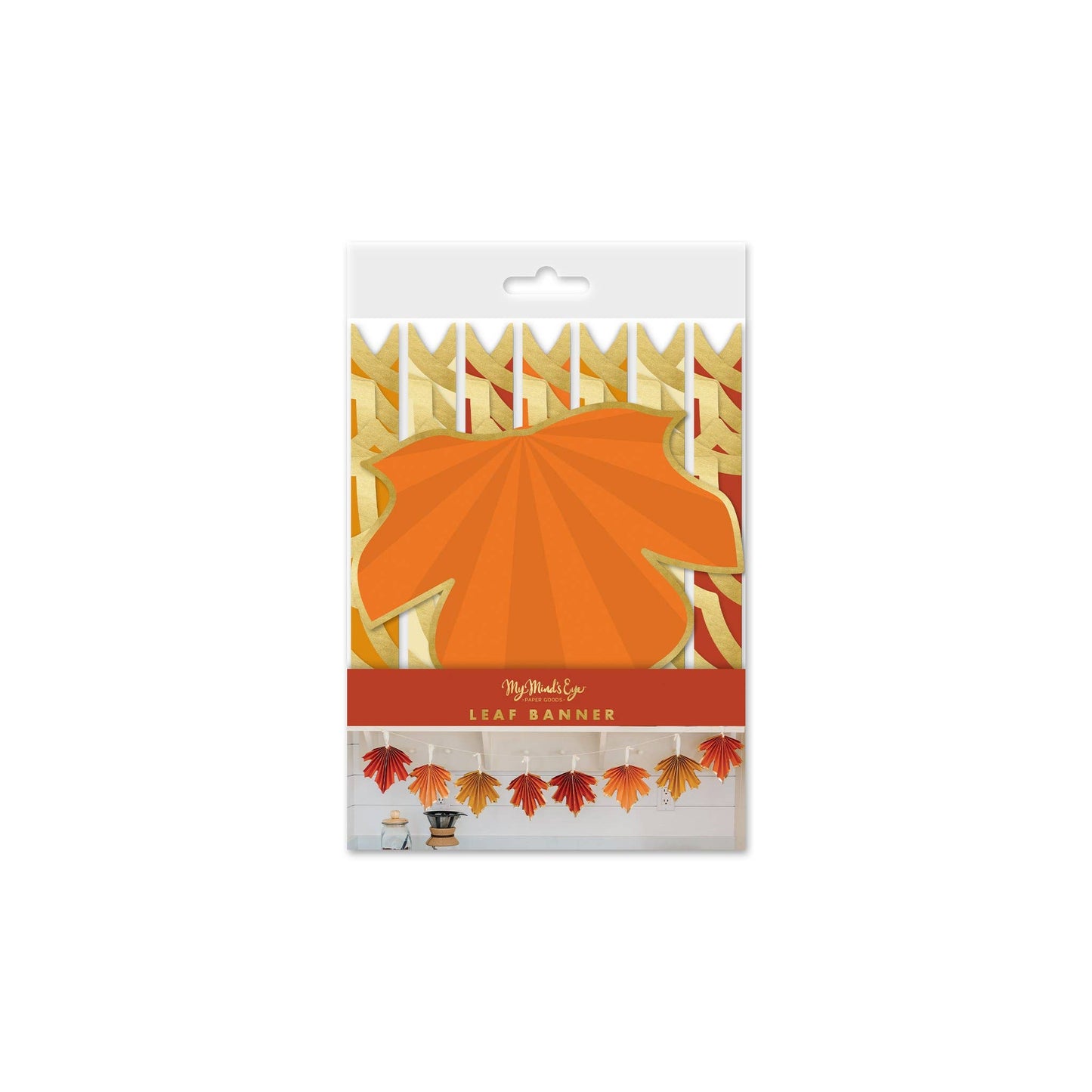 Harvest Falling Leaves Fan Banner