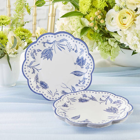 Blue Willow Premium Appetizer Paper Plates (16 pk)