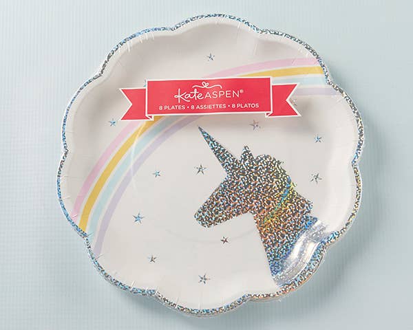 Enchanted Unicorn Large Paper Plates (8 pk)