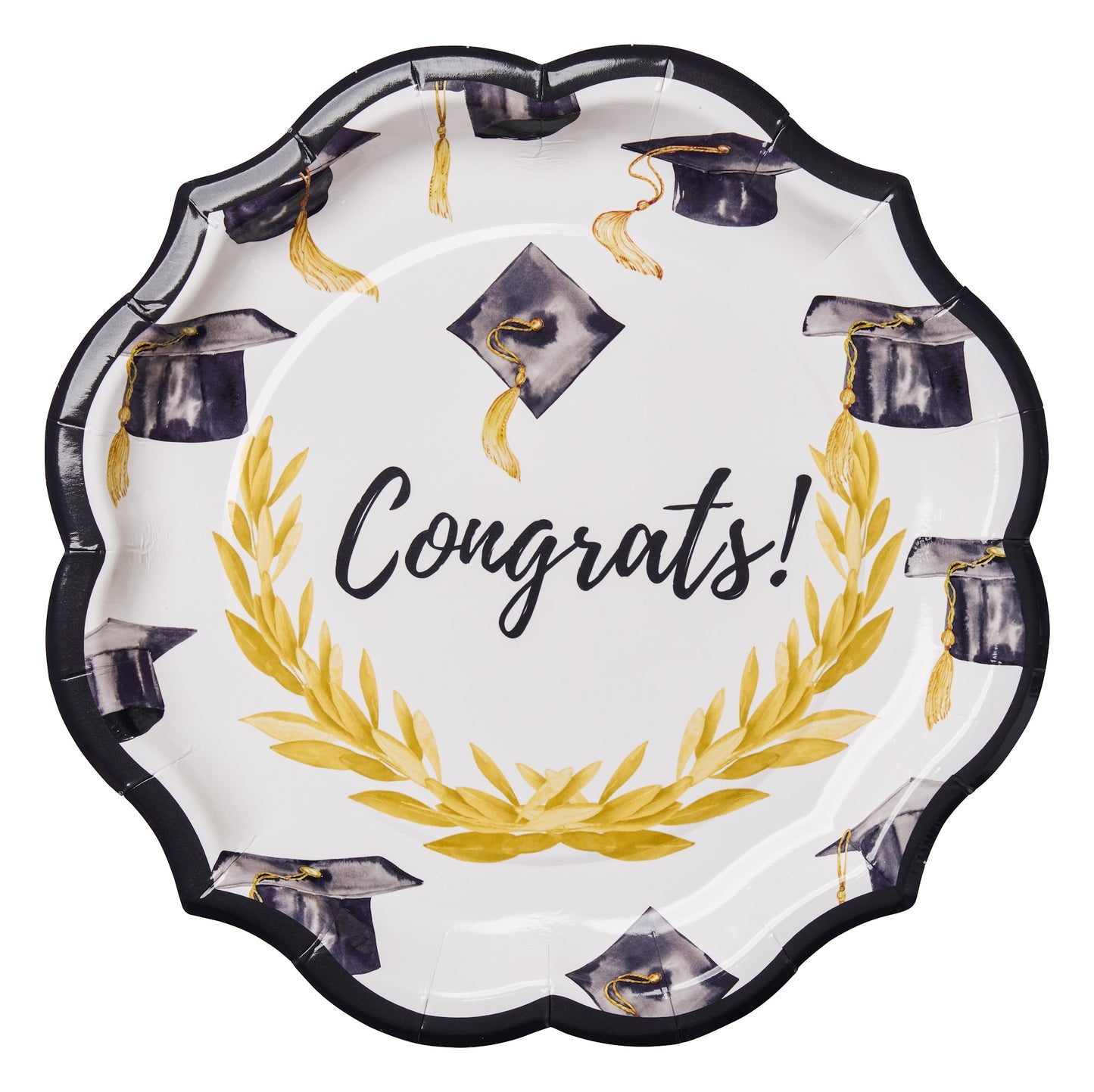 Shenanigans Die-Cut Shamrocks Small Plates (8 Count)