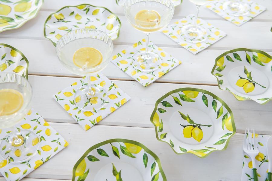 Lemon Drop Guest Towel Napkins (20 pk)