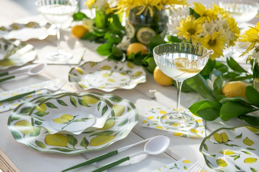 Lemon Drop Guest Towel Napkins (20 pk)