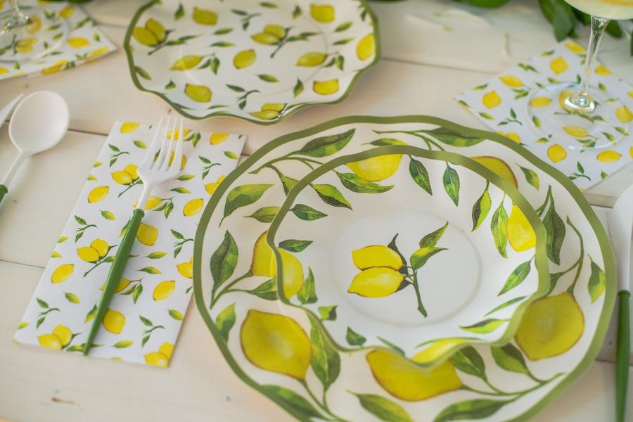 Lemon Drop Guest Towel Napkins (20 pk)