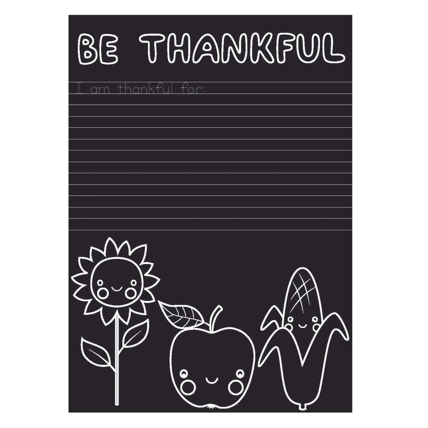 Thanksgiving Chalkboard Card Activity Set