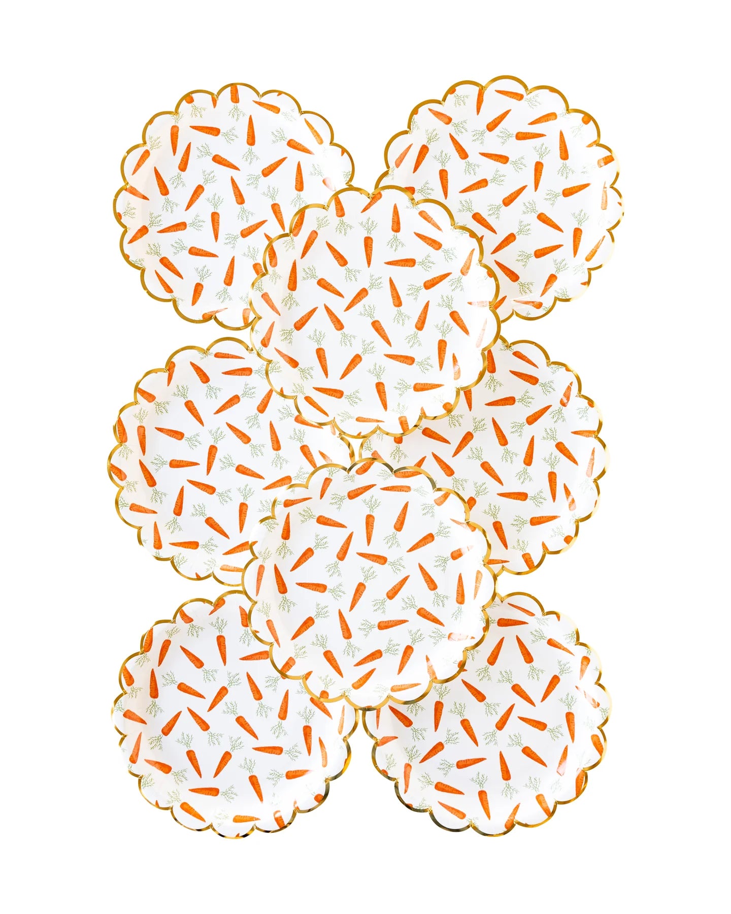 Scattered Carrots Large Plates (8 Count)