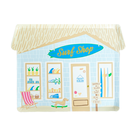 Surf's Up "Surf Shop" Large Plates (8 Count)