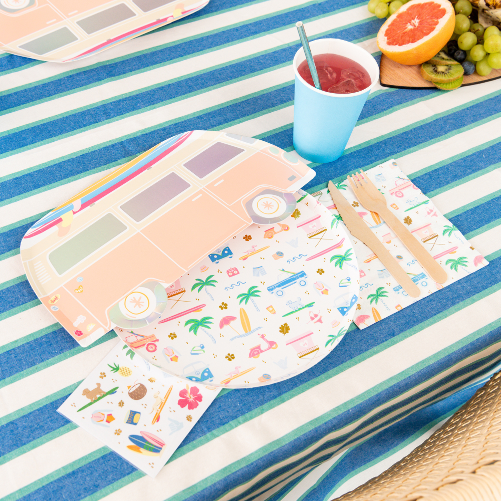 Surf's Up Large Plates (8 Count)