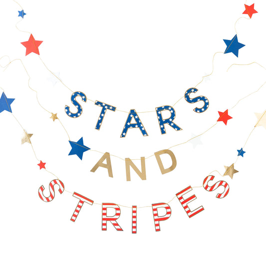 Stars and Stripes Banner (1 Set)