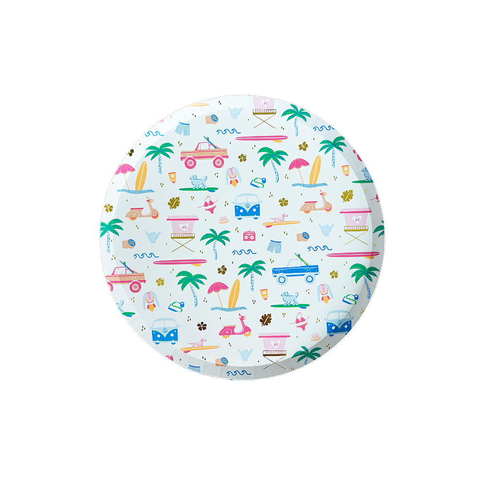 Surf's Up Small Plates (8 Count)