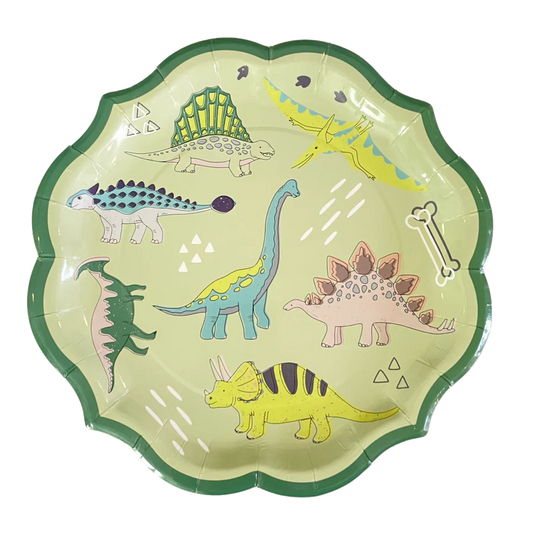 RAWR-some Dinosaur Large Plate (8 Count)