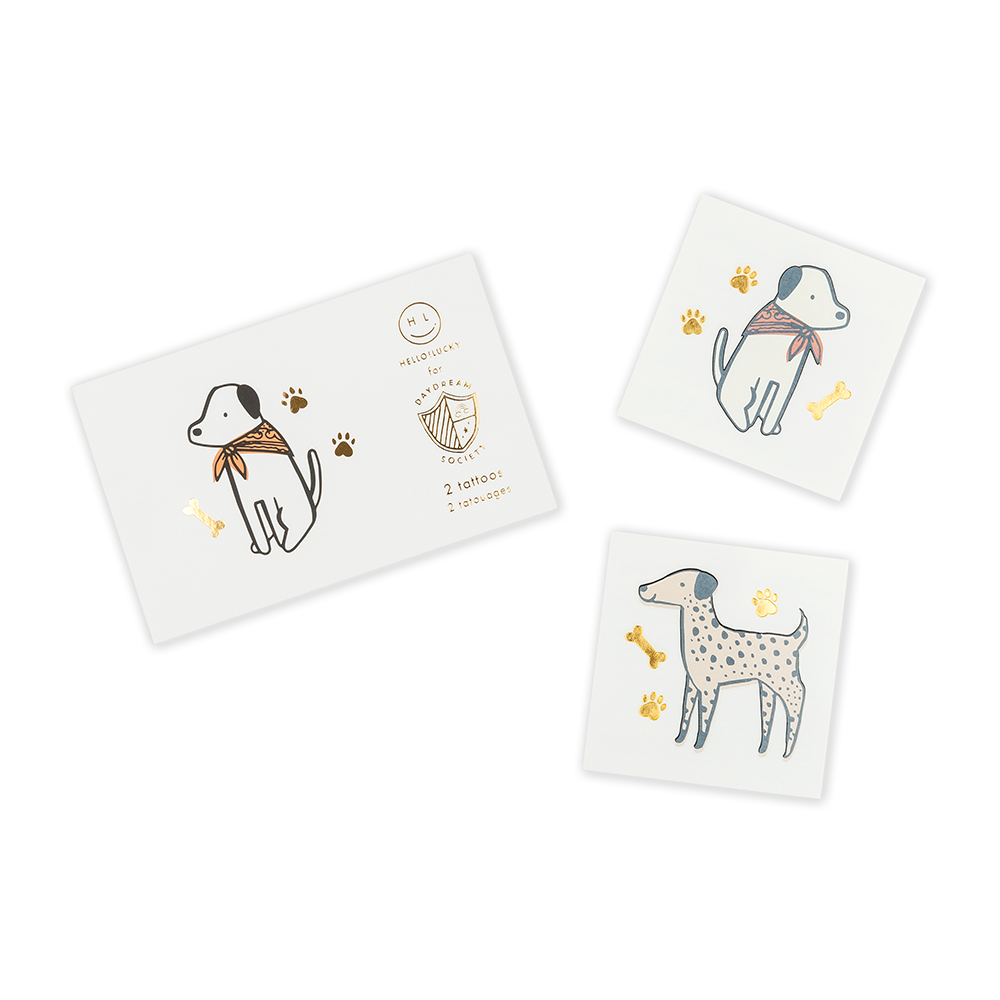 Bow Wow Temporary Tattoos (2 Pack)