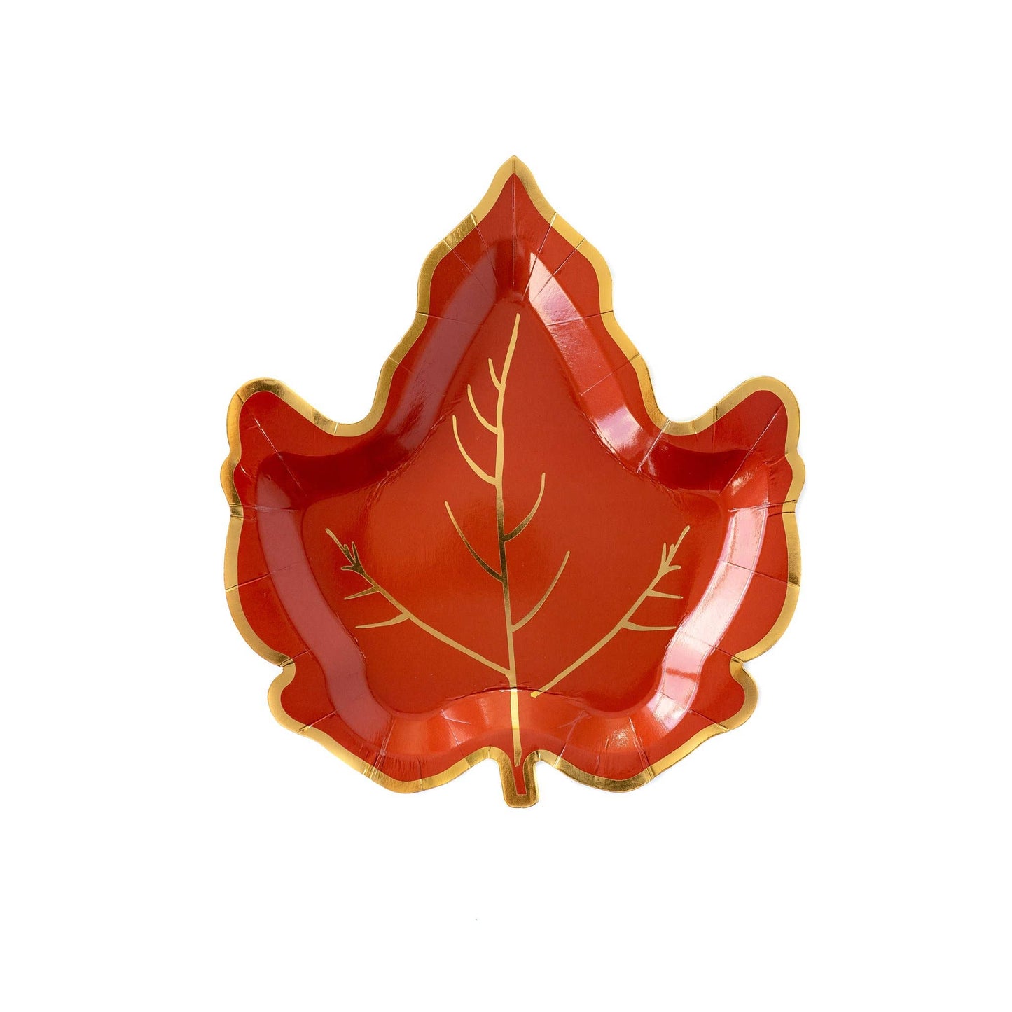 Harvest Maple Leaf Shaped Small Plates (8 pk)