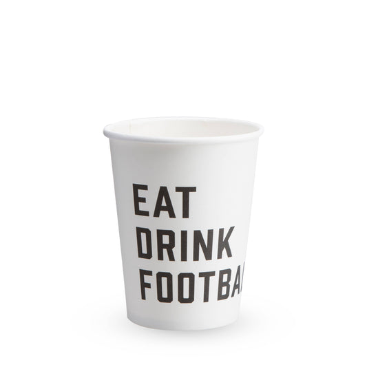 Eat Drink Football Paper Cups (8 pk)