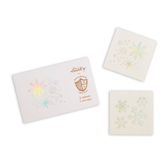Frosted Snowflake Temporary Tattoos (2 pk)