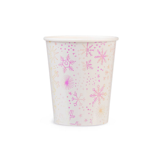 Frosted Snowflake Cups (8 pk)