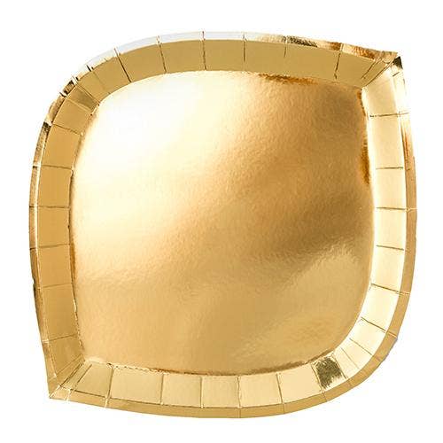 Posh Gold Foil Small Plates (8 pk)