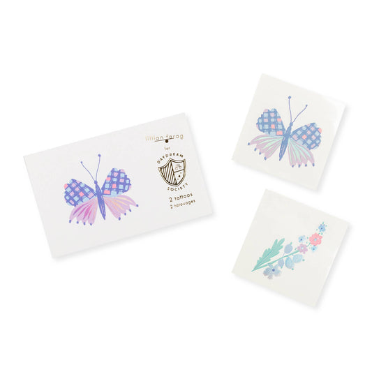 Flutter Temporary Tattoos (2 pk)