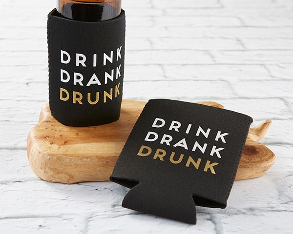 DRINK DRANK DRUNK Insulated Drink Sleeve Set (4 pk)