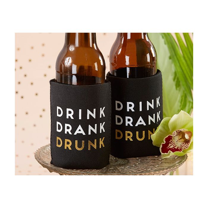 DRINK DRANK DRUNK Insulated Drink Sleeve Set (4 pk)