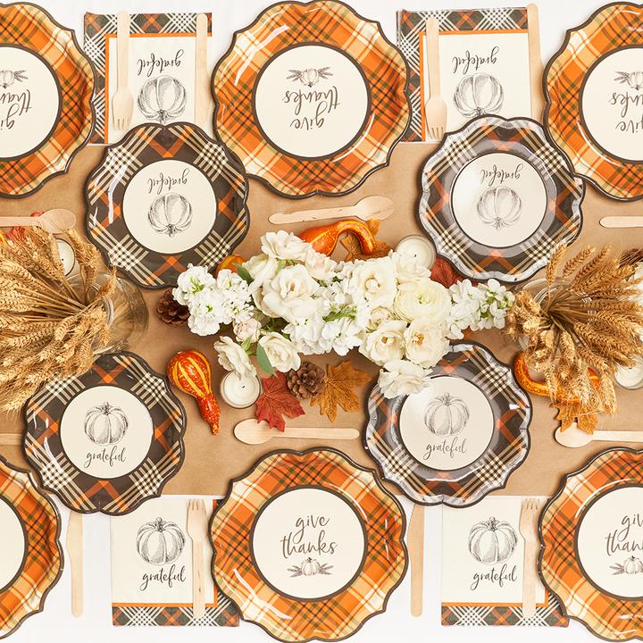 Rustic Harvest Small Plate (8 pk)