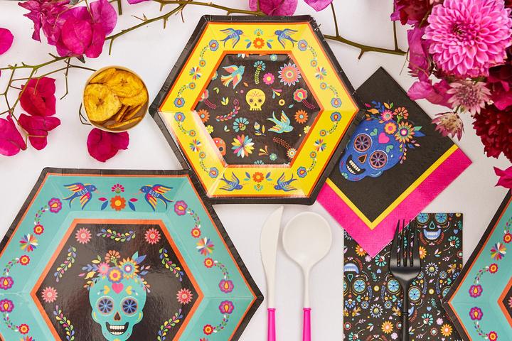 Day of the Dead Large Plate (8 pk)