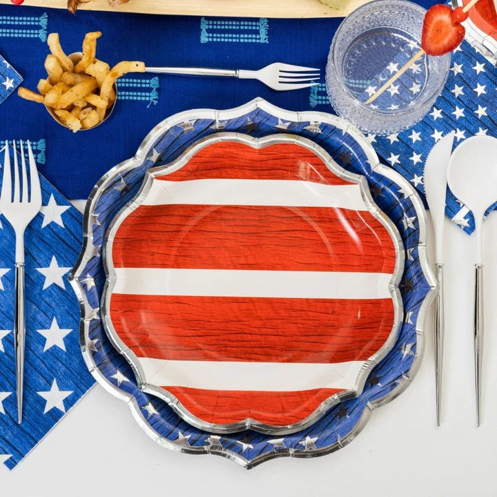 Stars and Stripes Beverage Napkins (16 Count)