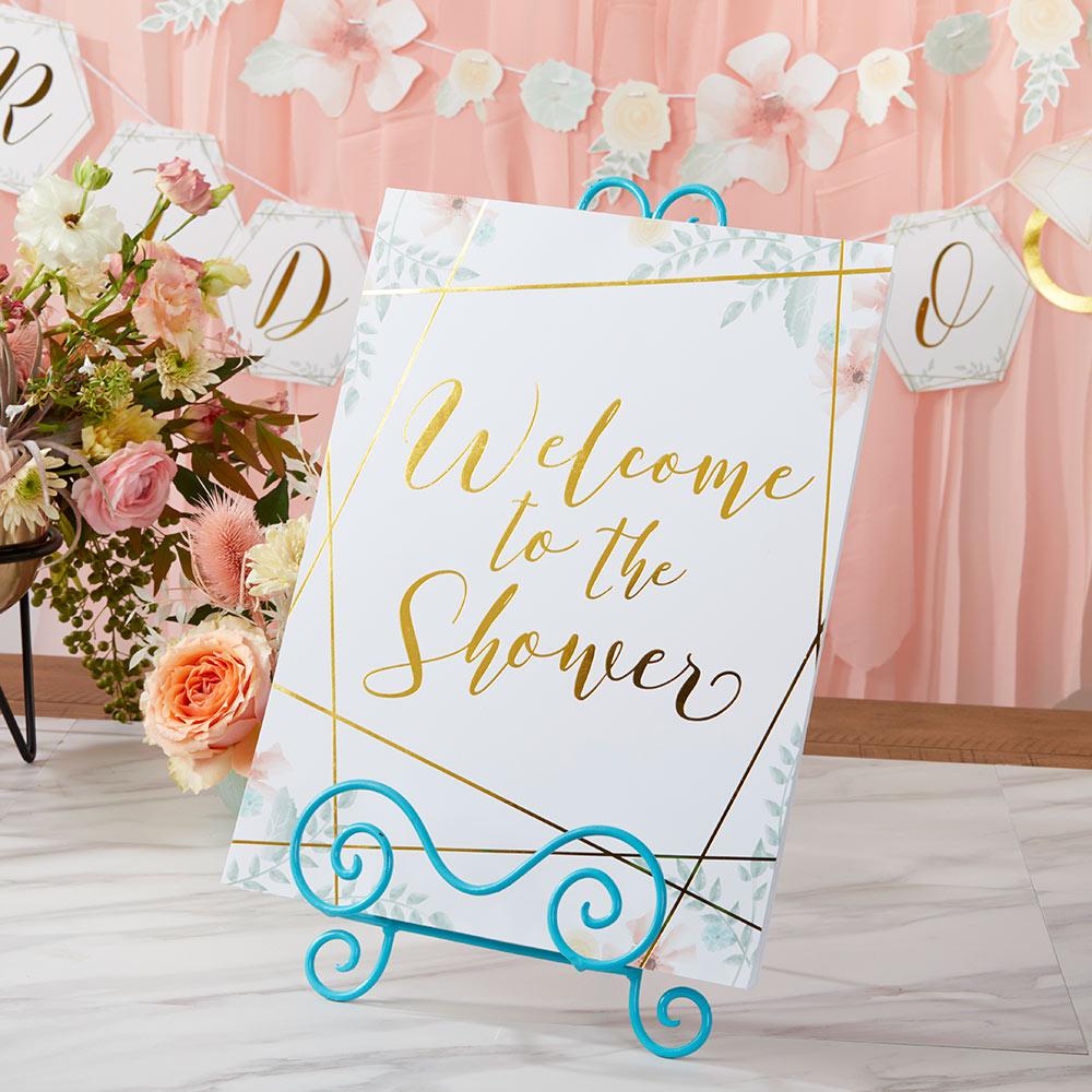 Geometric Floral Bridal Shower Party Decor Kit