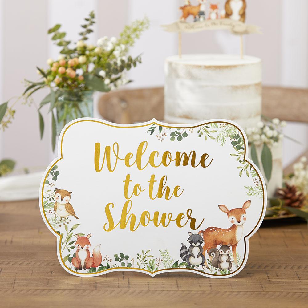 Woodland Creatures Décor Sign Kit (8 pk)