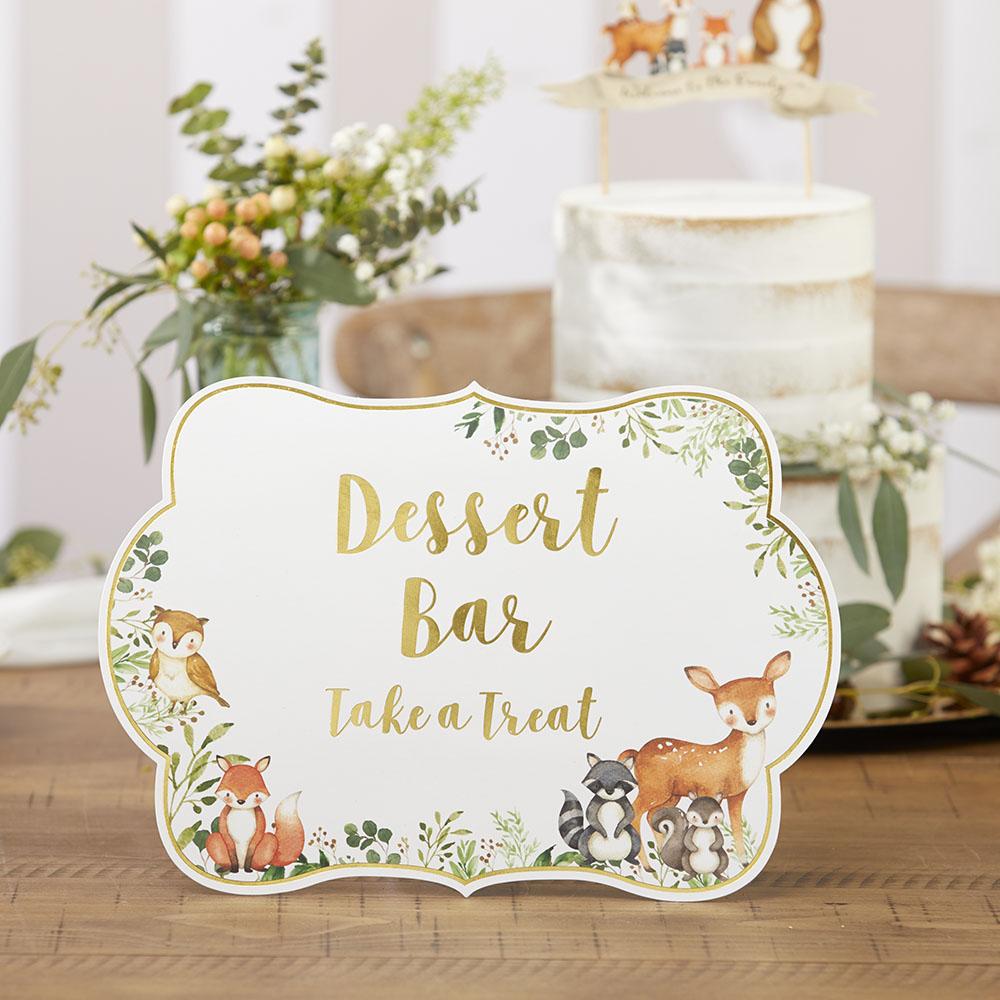 Woodland Creatures Décor Sign Kit (8 pk)