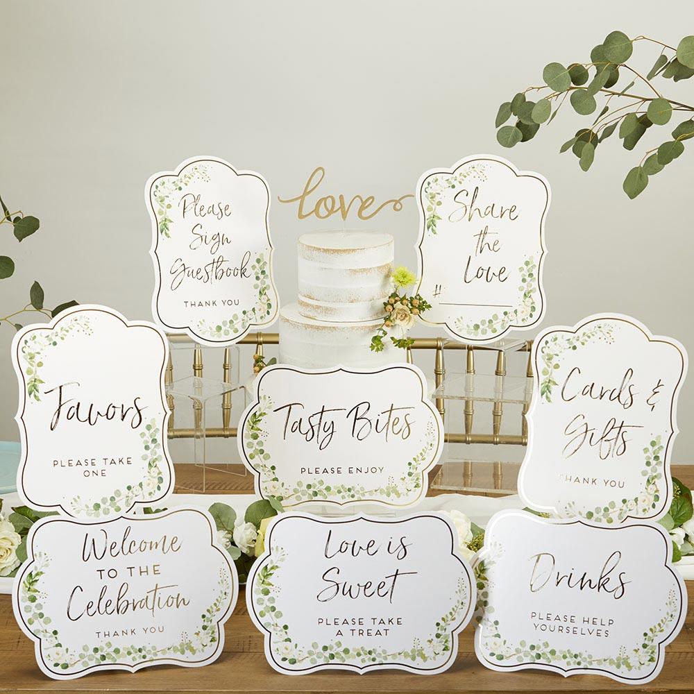 Botanical Garden Décor Sign Kit (8 pk)