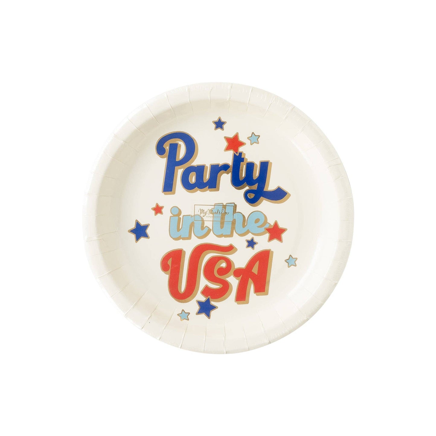 Party in the USA Large Plate (8 Count)