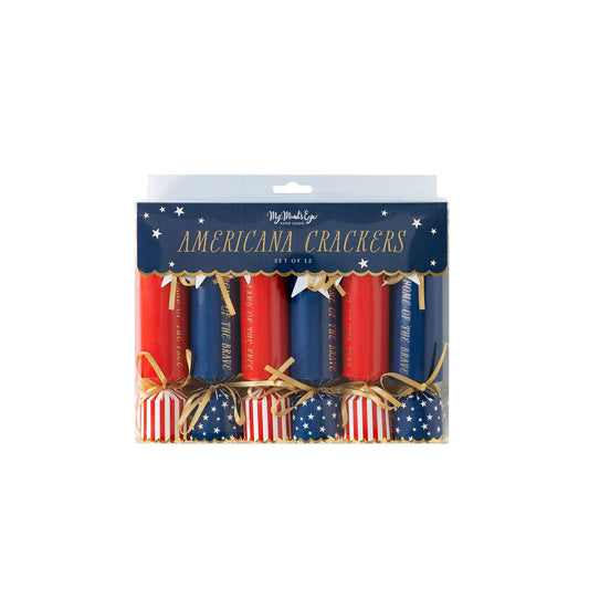 Americana Land of the Free Crackers (Set of 12)