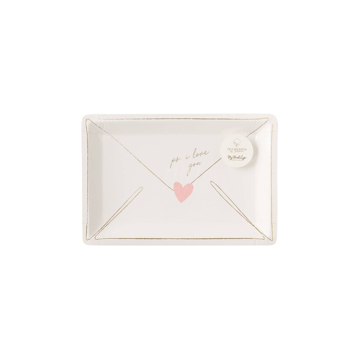 Valentine Love Notes Plate (8 Count)