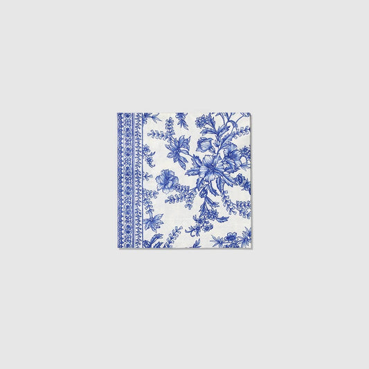 French Toile Paper Cocktail Napkins (25 pk)