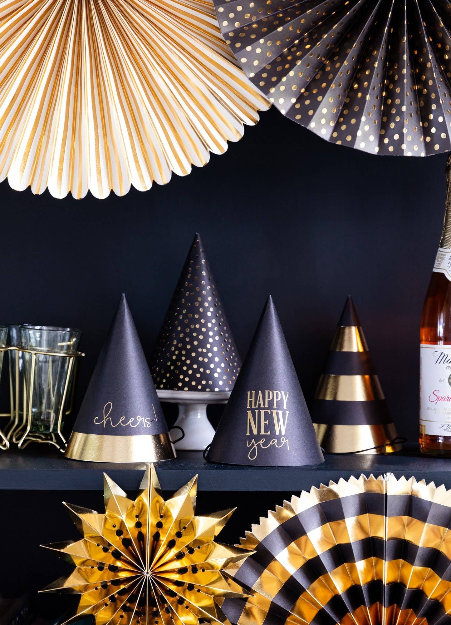 New Year's Eve Party Hats (8 pk)