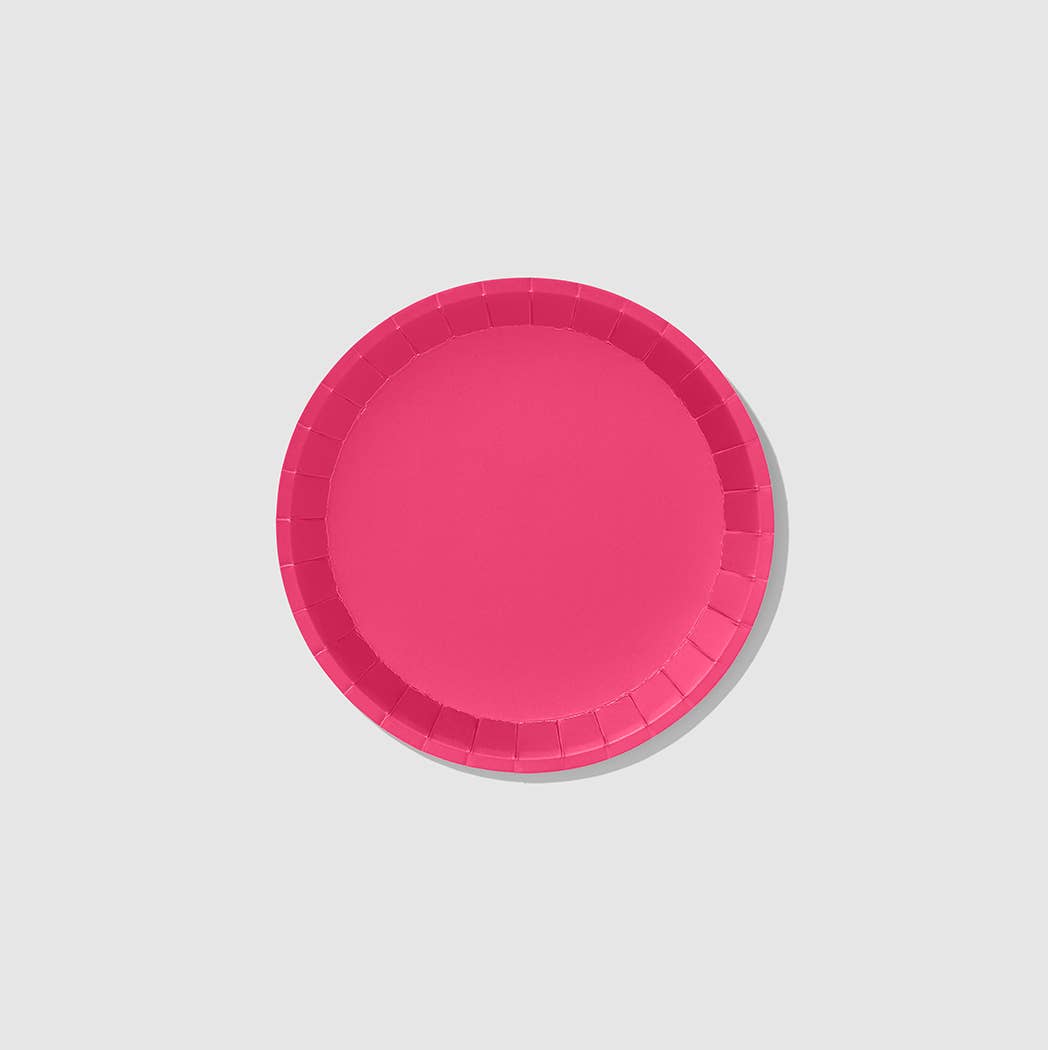Hot Pink Classic Small Plates (10 pk)