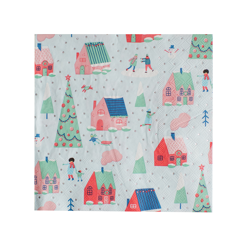 Snow Day Large Napkins (16 Pack)