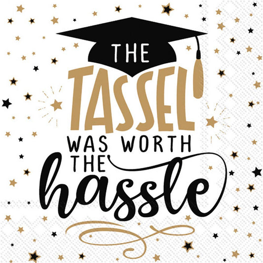 Tassel Was Worth the Hassel Lunch Napkin (20 Pk)