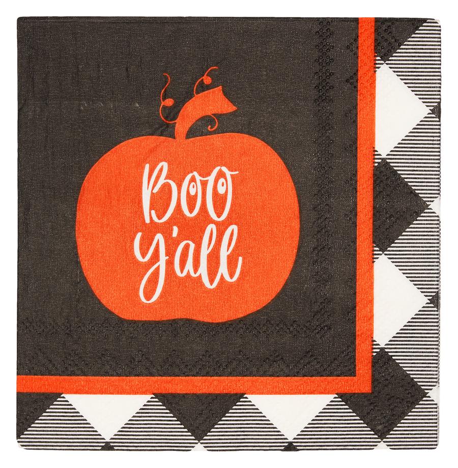 Boo Y'all Cocktail Napkins (16 pk)
