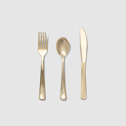 Gold Cutlery (Set for 10)