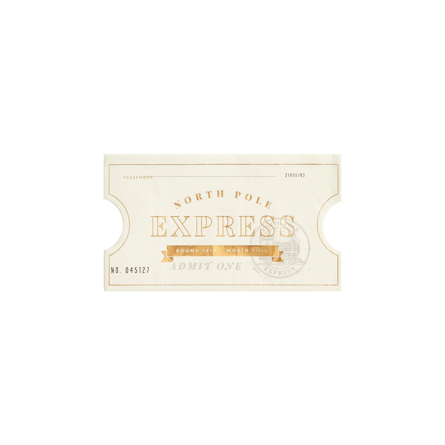 North Pole Express Ticket Guest Napkins (18 Count)