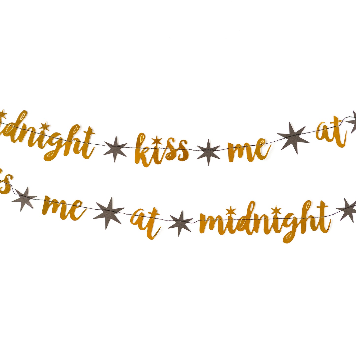 New Year's Eve "Kiss Me at Midnight" Banner