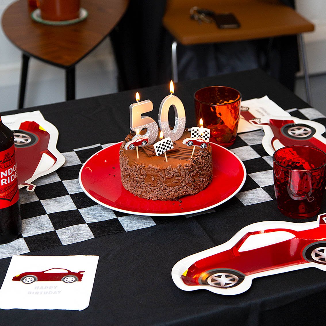 Party Racer Candles (5 pk)
