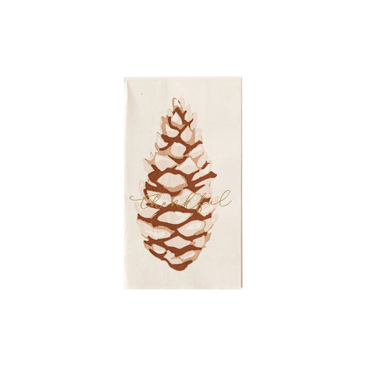 Pine Cone Guest Towel Napkins (18 Count)