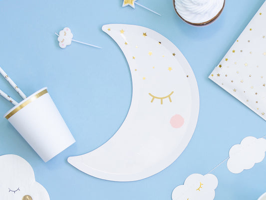 Little Star Moon Plates (6 pk)