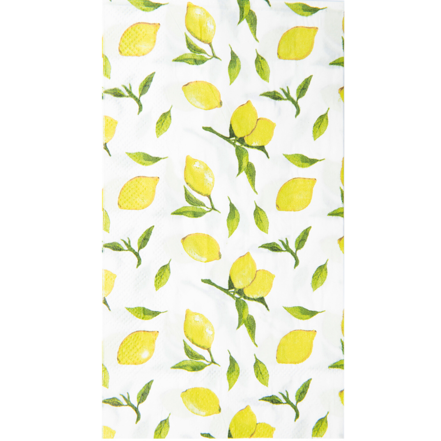 Lemon Drop Guest Towel Napkins (20 pk)