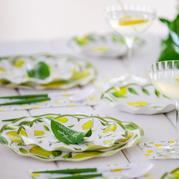 Lemon Drop Medium Salad Plates (8 pk)