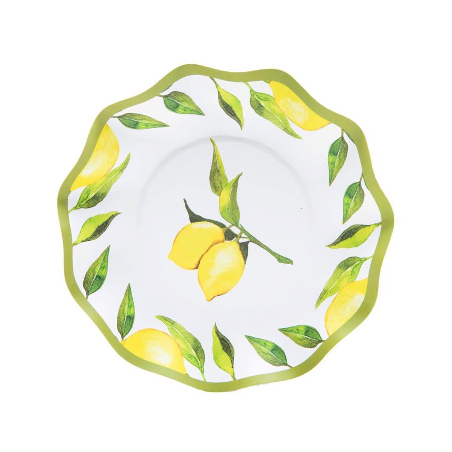Lemon Drop Small Plate Bowls (8 pk)